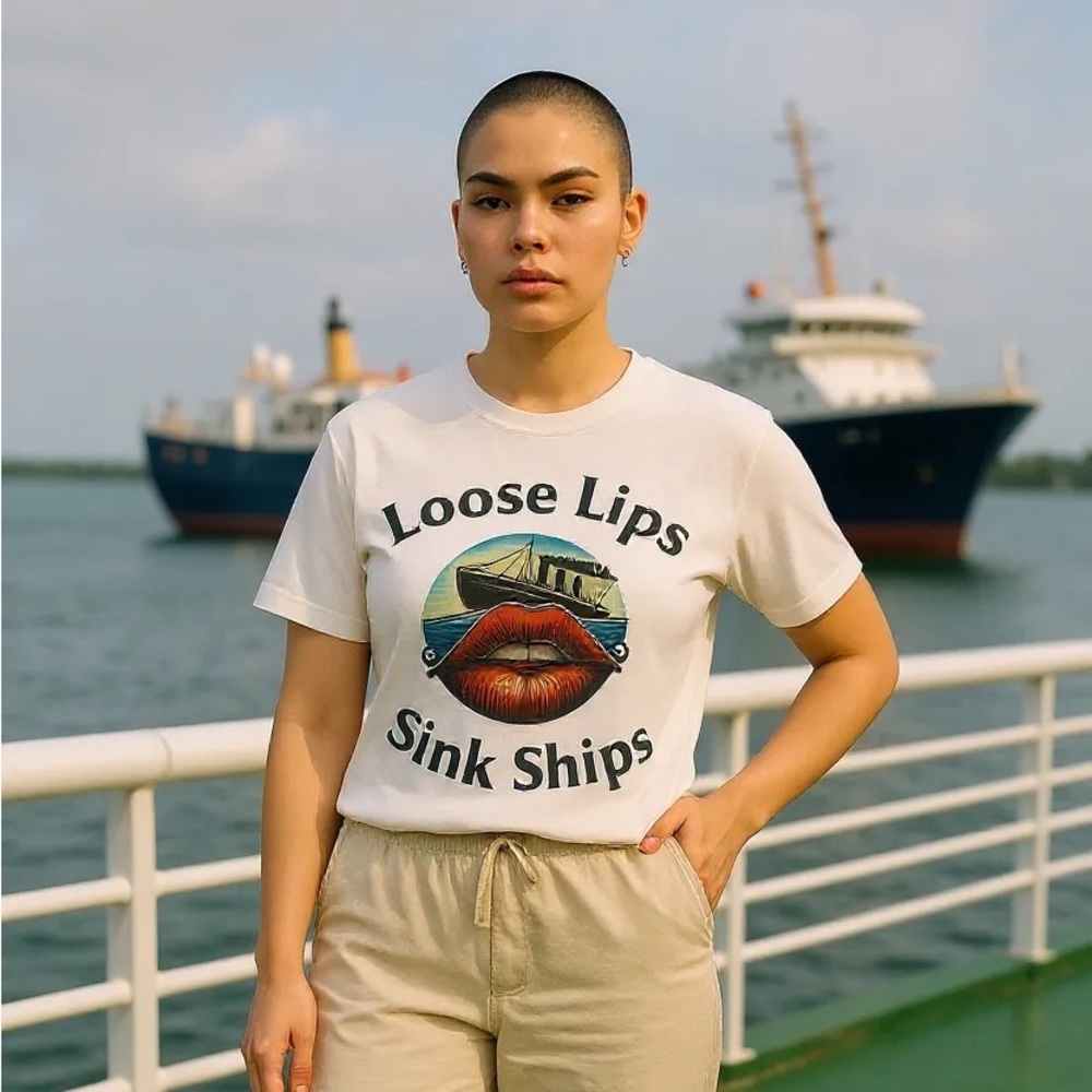 Unisex Loose Lips Sink Ships Tee